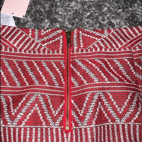 BNWT JUST FAB FULLY LINED JAQUARD A LINE - MINI SKIRT WITH POCKETS - size Large - Picture 3 of 9